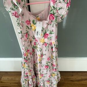 Janie and Jack Pink Floral Kids Dress